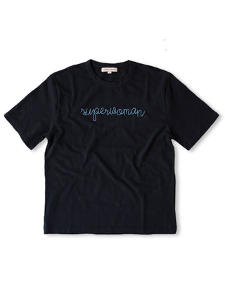 "superwoman" T-Shirt  Lingua Franca NYC Black XS 