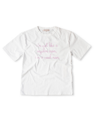 "cool mom" T-Shirt  Lingua Franca White XS 