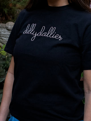 "dillydallier" T-Shirt  Donation10p   