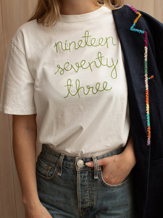 "nineteen seventy three" T-Shirt  Donation10p   