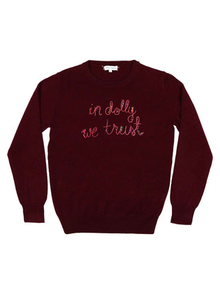 "in dolly we trust" Crewneck Sweater Donation10p   