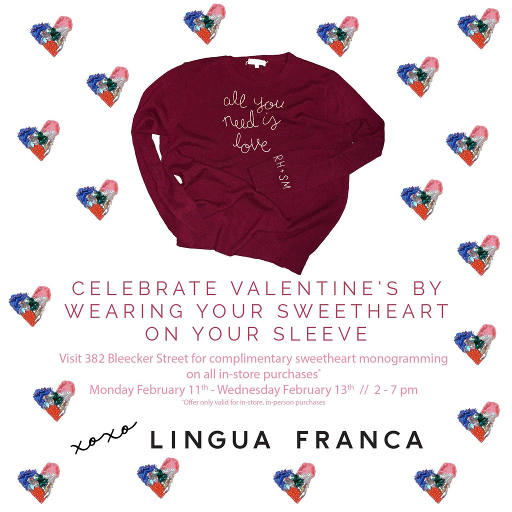 You're Invited: Wear Your Sweetheart on Your Sleeve
