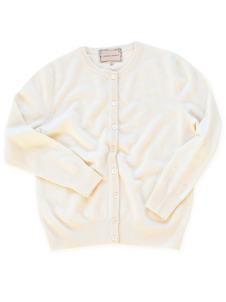 "lavender haze" Cardigan Sweater Lingua Franca NYC Cream XS 