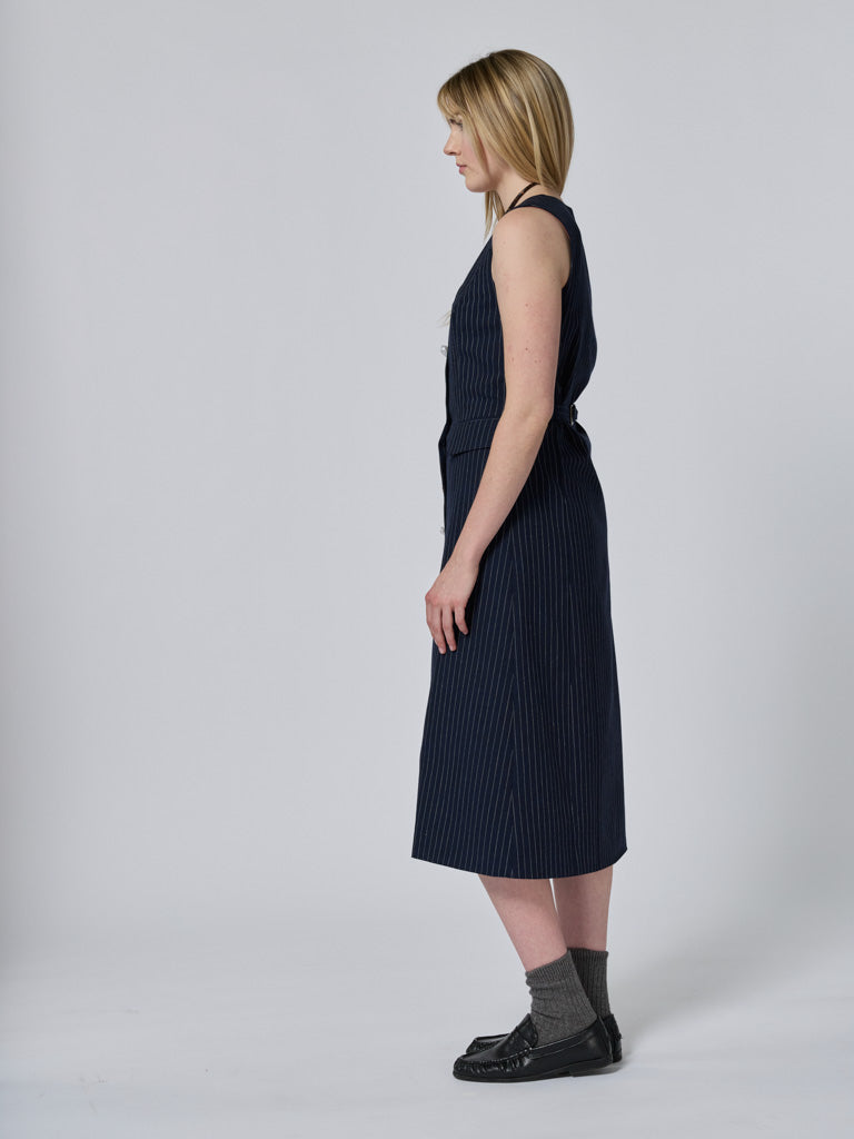 Oliver Vest Dress Navy / XS Oliver Vest Dress Navy / XS