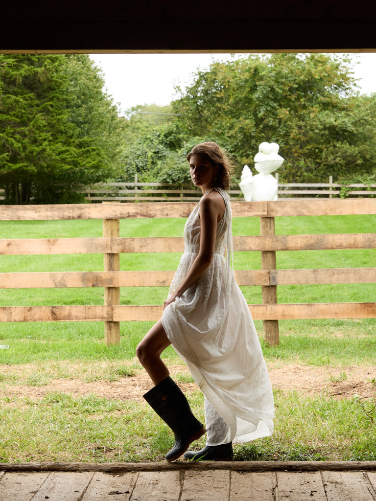 louisa linen dress Louisa Dress Ivory / SM