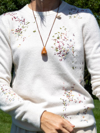 Scribble 100% Cashmere Crewneck