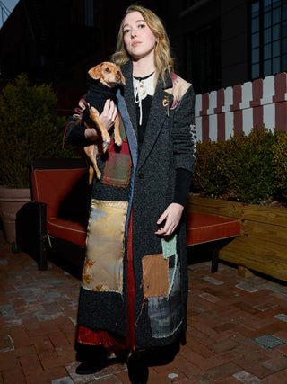Bambi Patchwork Coat RTW LINGUA FRANCA NYC