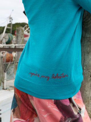 Lobster Crewneck RTW Lingua Franca NYC