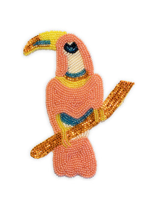Beaded Toucan Patch Patch Lingua Franca NYC   