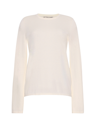Custom Mara Cotton Crewneck Cotton Silk Core in Sunkissed
