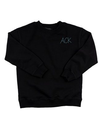 "ACK" Kids' Sweatshirt Sweatshirt Ecovest Black 2T 