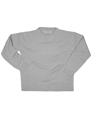 Gray sweater on a white background