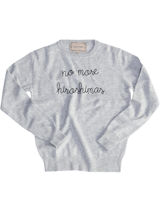 "no more hiroshimas" Women's Crewneck