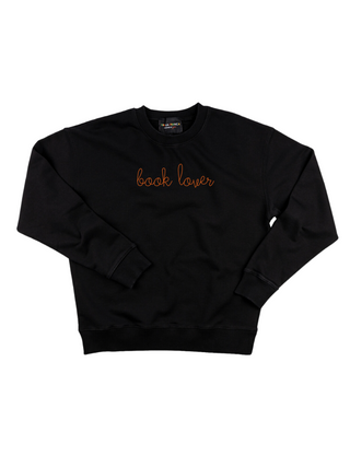 "book lover" Womens Sweatshirt Sweatshirt Ecovest Black XS 