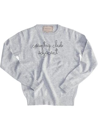 "country club adjacent" Women's Crewneck