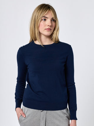 Custom Cotton Silk Crewneck