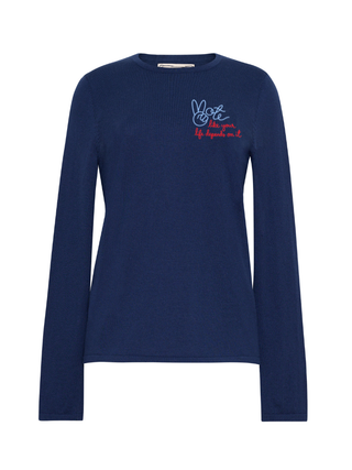 LINGUA FRANCA NYC Navy XS