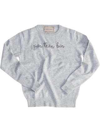 "par then bar" Women's Crewneck