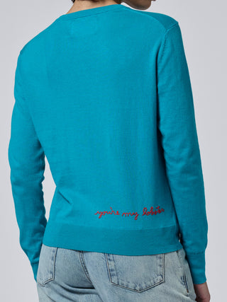 Lobster Crewneck RTW Lingua Franca NYC