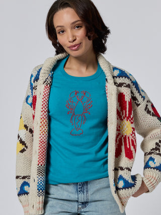 Lobster Crewneck RTW Lingua Franca NYC