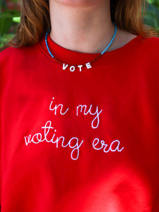 VOTE necklace jewelry Brinker & Eliza   