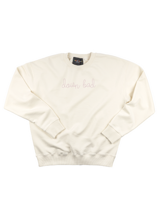 "down bad" Women's Sweatshirt Sweatshirt Dubow XS Cream 