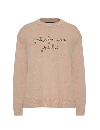 "justice for every jane doe" Maxine sweater