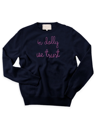 "in dolly we trust" Women's Crewneck