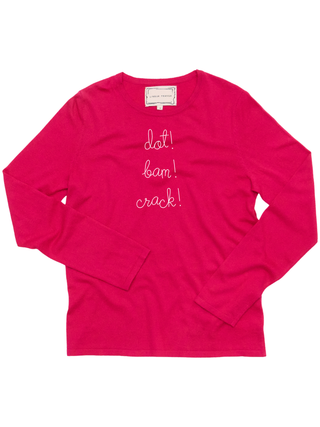 "dot! bam! crack!" Mara Crewneck