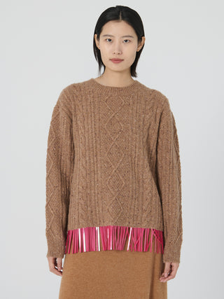 Bianca Crew Sweater ZHEJIANG SPRINGAIR CASHMERE XS Acorn 