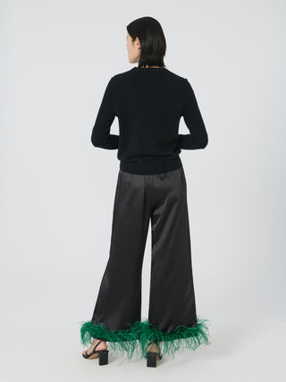 Wicked Edition Feather Pant Pants Lingua Franca NYC   