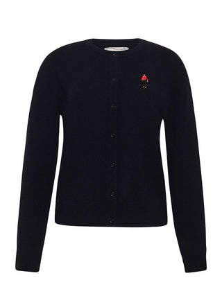 Bowery Boy Cardigan RTW LINGUA FRANCA NYC Black XS