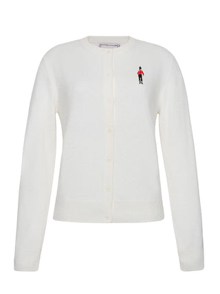 Bowery Boy Cardigan RTW LINGUA FRANCA NYC Cream XS