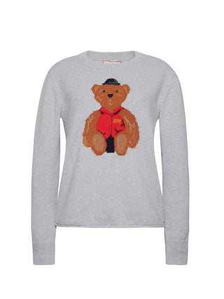 Bo Bear Cotton Crewneck RTW LINGUA FRANCA NYC