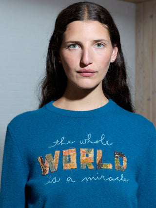 The Whole World Crewneck RTW Lingua Franca NYC