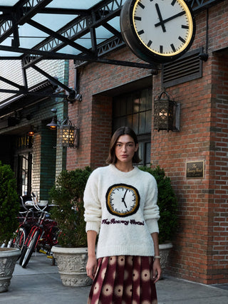 Bowery Clock Sweater RTW LINGUA FRANCA NYC