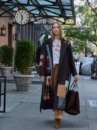 Bambi Patchwork Coat RTW LINGUA FRANCA NYC