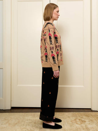 Bowery Boy Jacquard Crewneck RTW LINGUA FRANCA NYC