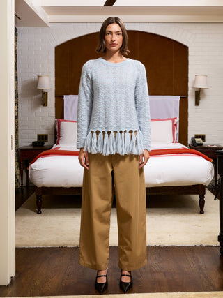 Fia Scallop Sweater RTW LINGUA FRANCA NYC