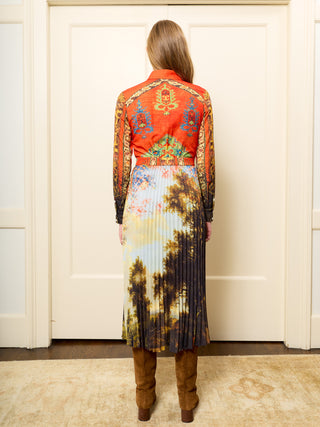 Molly Pleated Dress RTW LINGUA FRANCA NYC