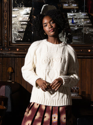 Custom Bjorn Crewneck RTW Lingua Franca NYC