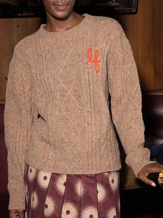 Custom Bianca Crewneck CUSTOM LINGUA FRANCA NYC