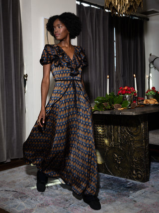 Keepsake Dress RTW Lingua Franca NYC Midnight XS