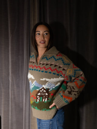 Henrik Polo Sweater RTW Lingua Franca NYC