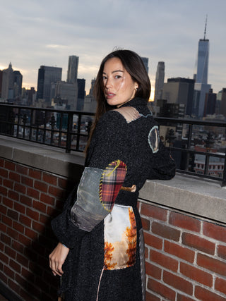 Bambi Patchwork Coat RTW LINGUA FRANCA NYC