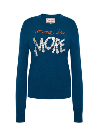 "More is More" 100% Cashmere Crewneck Sweater