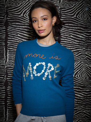 "More is More" 100% Cashmere Crewneck Sweater