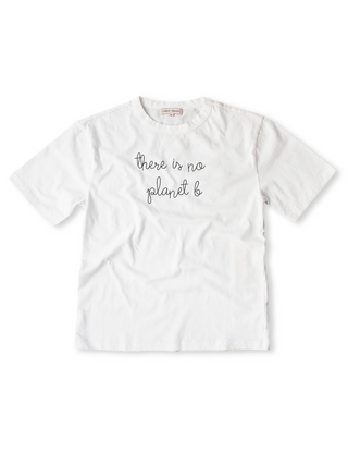 "there is no planet b" T-Shirt  Lingua Franca White XS 