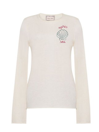 "après sea" Silk Cashmere Crewneck