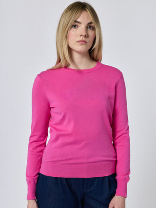 Custom Cotton Silk Crewneck